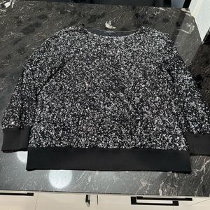 Lafayette 148 New York Nessa Sequined Blouse Size Large excellent condition